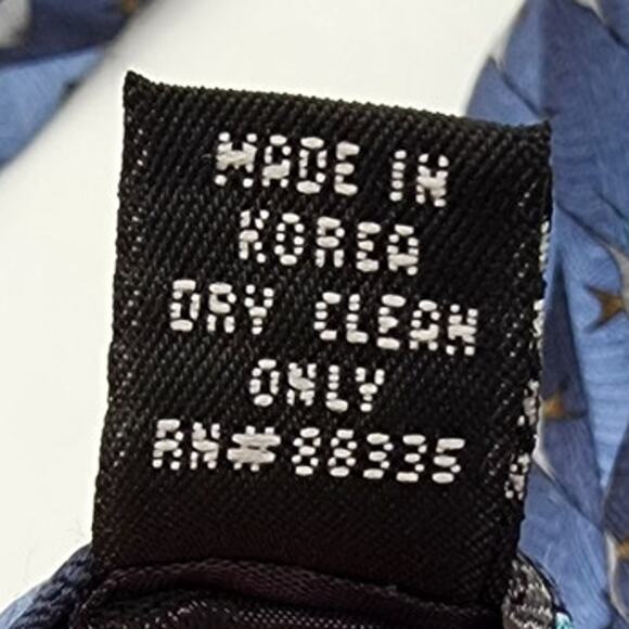 The Nature Conservancy Preservation Collection Blue Angelfish 100% Silk Neck Tie - Picture 8 of 8